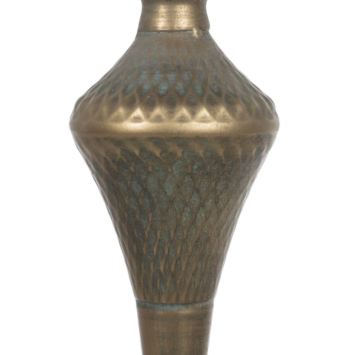Castiçais Dourado Ferro 14 x 14 x 59 cm
